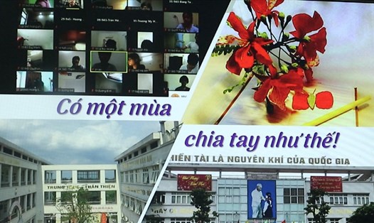 Buổi lễ bế giảng online của thầy trò trường THCS Chu Văn An (Thanh Trì, Hà Nội)