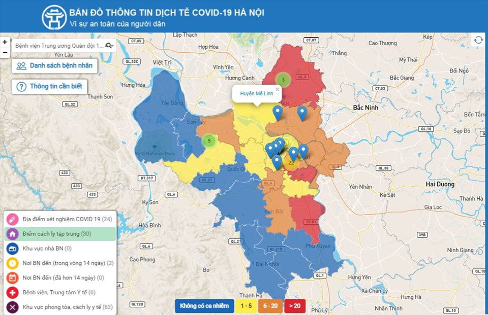 Bản đồ thông tin dịch tễ COVID-19 Hà Nội: Điều tra của chúng tôi cập nhật bản đồ thông tin dịch tễ COVID-19 tại Hà Nội đến năm 2024, với thông tin chi tiết về các khu vực bị ảnh hưởng, số lượng ca nhiễm mới nhất và các biện pháp phòng chống. Khuyến khích cộng đồng truy cập bản đồ này để đảm bảo sức khỏe cho bản thân và cộng đồng.