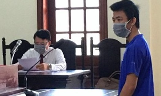 TAND TP.Cần Thơ tuyên phạt Nguyễn Thành Duy (18 tuổi) sáu năm tù về tội cướp tài sản. Ảnh: N.N