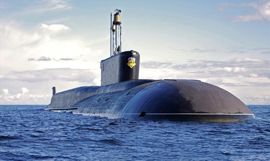Tàu ngầm hạt nhân lớp Borey của Nga. Ảnh: BQP Nga