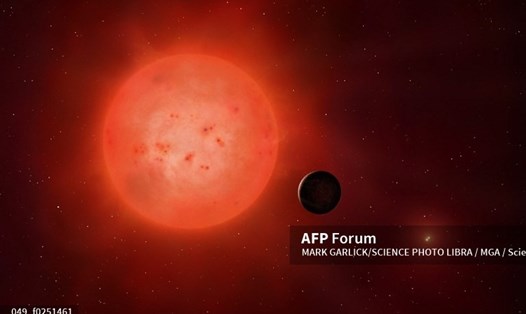 Hình minh họa một ngôi sao thuộc hệ sao Alpha Centauri. Ảnh: AFP