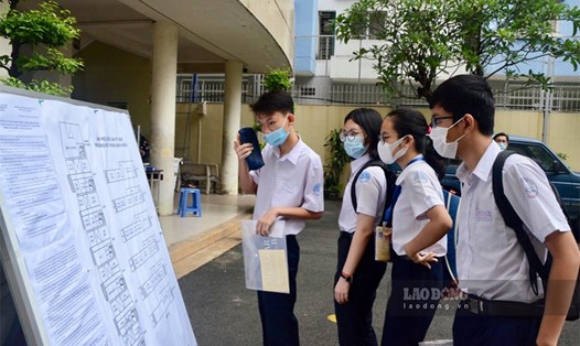 Sở GDĐT tỉnh Quảng Ngãi đã chính thức công bố điểm thi vào lớp 10 năm học 2021-2022. Ảnh minh hoạ: Tuệ Nhi