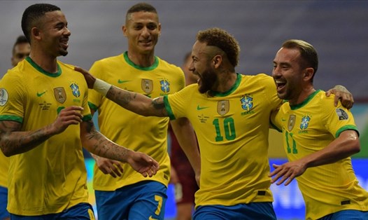 Brazil ra quân tưng bừng với đóng góp không nhỏ của Neymar. Ảnh: CONMEBOL