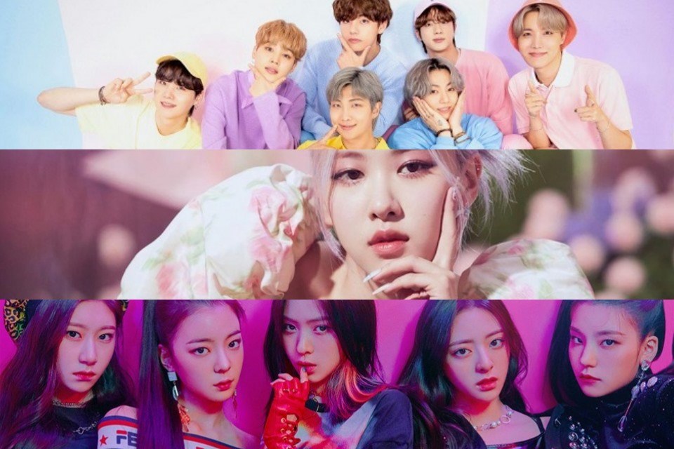 MV của BTS, Rosé, ITZY có lượt xem cao nhất nửa đầu năm 2021. Ảnh: Poster. MV của BTS, Rosé, ITZY có lượt xem cao nhất nửa đầu năm 2021. Ảnh: Poster.