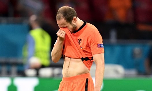 Daley Blind đã vượt qua nỗi ám ảnh lớn về tinh thần để ra sân đá chính cho tuyển Hà Lan trước Ukraine. Ảnh: EURO 2020.