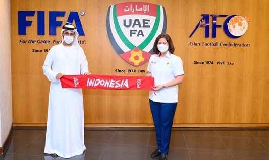 UAEFA gửi lời xin lỗi PSSI sau sự cố phát sai Quốc ca Indonesia ở trận đấu hôm 11.6. Ảnh: UAEFA