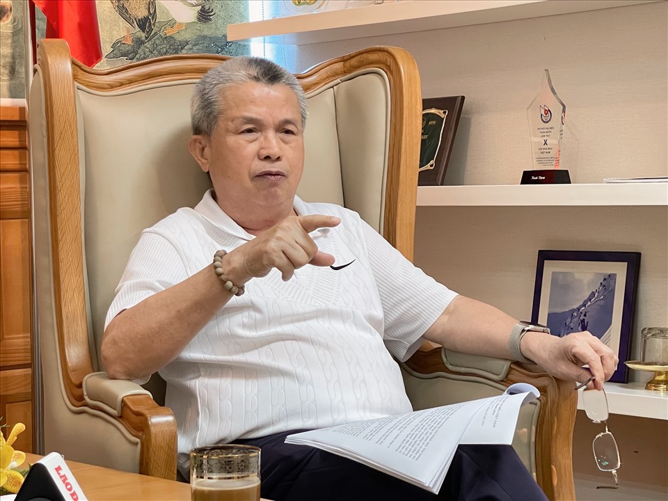 PGS.TS Trần Đáng- Chủ tịch Hiệp hội Thực phẩm Chức năng Việt Nam. Ảnh: Tuấn Anh