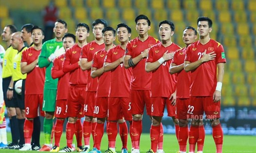Tuyển Việt Nam giành vé dự vòng loại cuối cùng World Cup 2022. Ảnh: Trung Thu