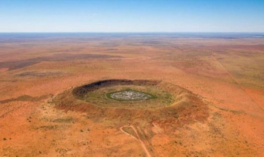 Hố va chạm tiểu hành tinh Yarrabubba ở Tây Australia. Ảnh: Wiki