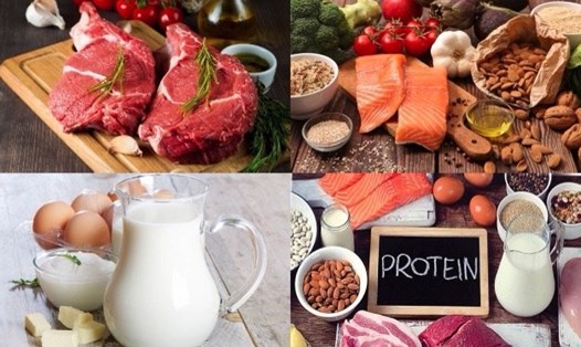 Tiêu thụ quá nhiều thực phẩm giàu protein có thể mang lại nhiều tác hại khôn lường đối với sức khỏe. Ảnh đồ họa: Minh Anh