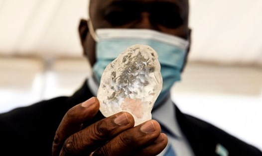 Viên kim cương to thứ 3 thế giới ở Botswana. Ảnh: AFP