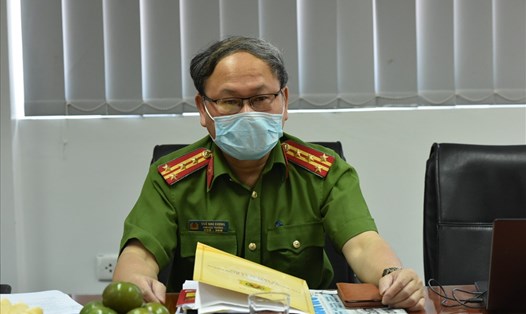 Đại tá Ngô Như Cường, Cục phó Cục Cảnh sát quản lý hành chính về trật tự xã hội - Bộ Công an. Ảnh: Phạm Đông