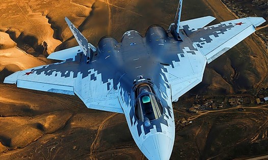Chiến đấu cơ Su-57 của Nga. Ảnh: Wiki