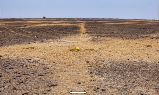 Một trong số những đường nét geoglyph bí ẩn phát hiện trên sa mạc Thar ở Ấn Độ. Ảnh: Khảo cổ học Châu Á