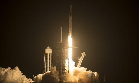 SpaceX của tỉ phú Elon Musk phóng tàu đưa phi hành gia lên ISS ngày 23.4.2021. Ảnh: SpaceX/NASA