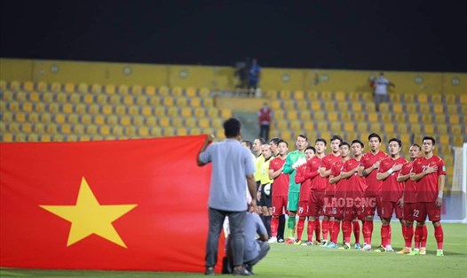 Đội tuyển Việt Nam có thể sẽ thi đấu xuyên Tết nếu lịch dự kiến vòng loại thứ 3 World Cup 2022 không thay đổi. Ảnh: Trung Thu