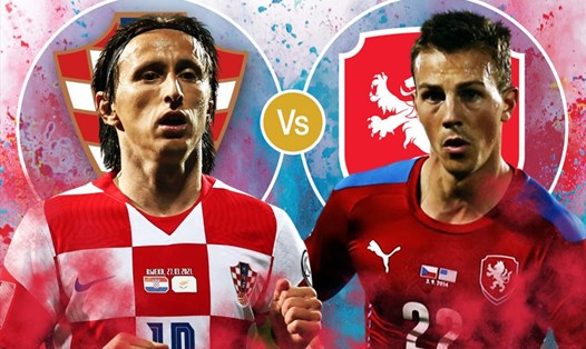 Trận đấu Croatia - Cộng hoà Czech. Ảnh: EURO 2020