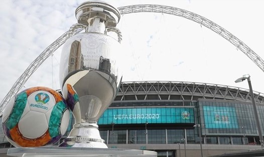 Sân Wembley đứng trước nguy cơ bị tước quyền đăng cai trận chung kết EURO 2020. Ảnh: UEFA