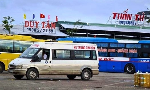 Quảng Ngãi tạm dừng hoạt động vận tải hành khách tuyến Quảng Ngãi - Đà Nẵng. Ảnh: Văn Toàn