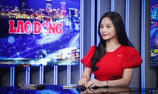Nguyễn Thuỳ Linh - phóng viên Trung tâm Truyền thông đa phương tiện, Báo Lao Động. Ảnh: NVCC