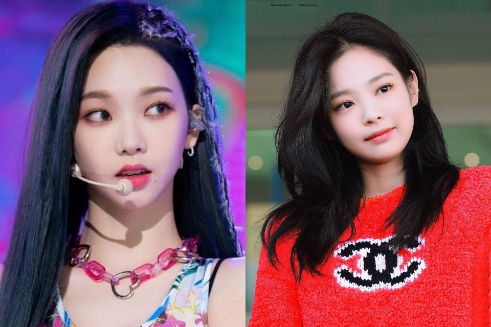 Karina (aespa) và Jennie (BlackPink) là nữ idol được yêu thích nhất trong tháng. Ảnh: Cắt clip. Karina (aespa) và Jennie (BlackPink) là nữ idol được yêu thích nhất trong tháng. Ảnh: Cắt clip.