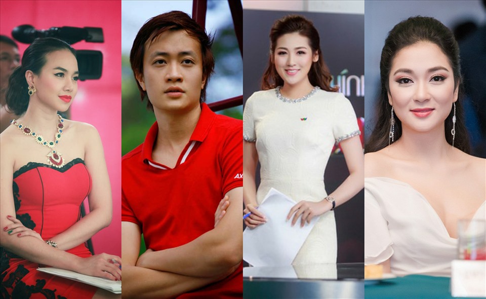 Các ngôi sao từng theo học ngành báo chí. Ảnh: NSCC.