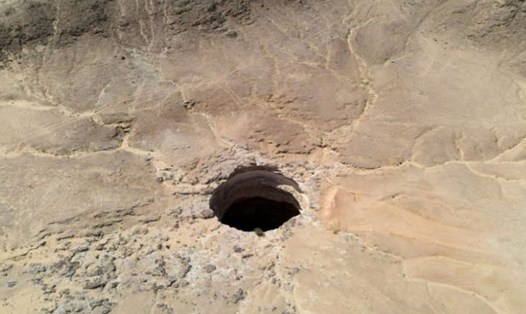 ''Giếng địa ngục'' bí ẩn ở phía đông Yemen. Ảnh: AFP