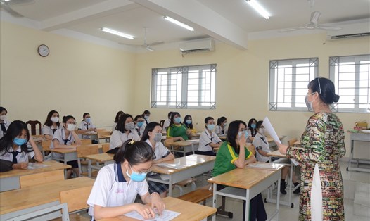 TPHCM vẫn tổ chức thi tốt nghiệp THPT đợt 1 cùng cả nước vào ngày 7-8.7. Ảnh minh hoạ: Huyên Nguyễn