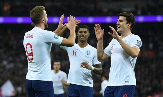 Đội tuyển Anh mới ghi vỏn vẹn 1 bàn tại EURO 2020. Ảnh AFP