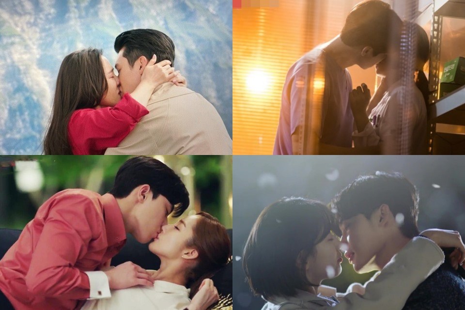 Hyun Bin, Yoo Yeon Seok, Lee Jong Suk, Park Seo Joon được mệnh danh là"thánh hôn" của màn ảnh Hàn. Ảnh: Cắt phim. Hyun Bin, Yoo Yeon Seok, Lee Jong Suk, Park Seo Joon được mệnh danh là"thánh hôn" của màn ảnh Hàn. Ảnh: Cắt phim.