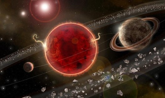 Các nhà khoa học dân sự giúp tìm ra 2 hành tinh khí quay quanh một ngôi sao giống Mặt trời. Ảnh minh họa: NASA