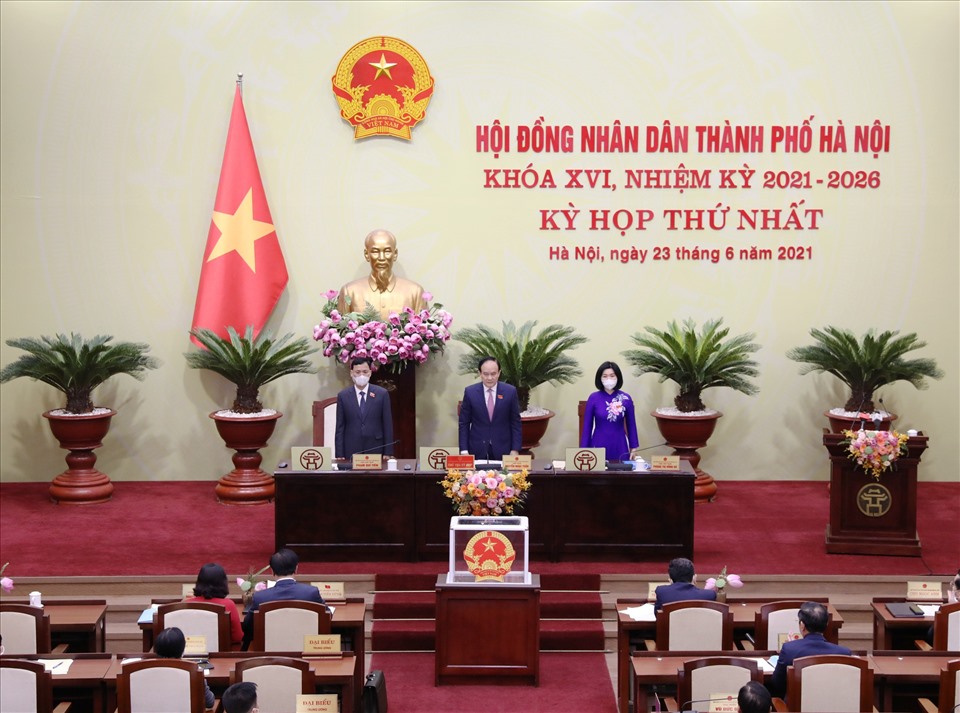 Chân dung các lãnh đạo Hội đồng nhân dân TP.Hà Nội nhiệm kỳ 2021-2026