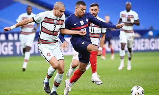 Bồ Đào Nha và Pháp tái ngộ tại EURO 2020. Ảnh AFP