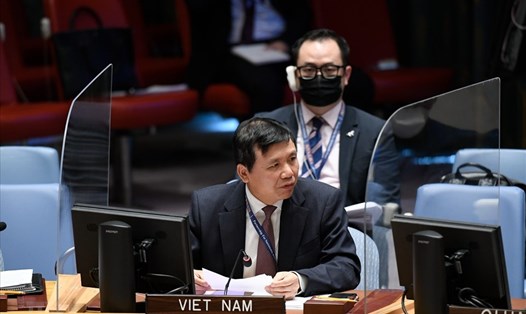 Trưởng Phái đoàn Thường trực Việt Nam tại Liên Hợp Quốc, Đại sứ Đặng Đình Quý. Ảnh: TTXVN