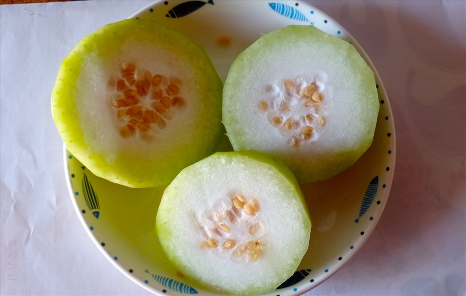 Bí đao có nhiều lợi ích cho sức khỏe như giảm cân, cải thiện hệ tiêu hóa. Ảnh: Thanh Ngọc.