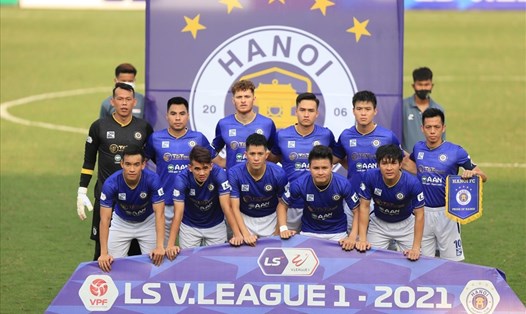 Câu lạc bộ Hà Nội đặt mục tiêu lọt vào Top 6 đội đua vô địch ở giai đoạn 2 V.League. Ảnh: VPF