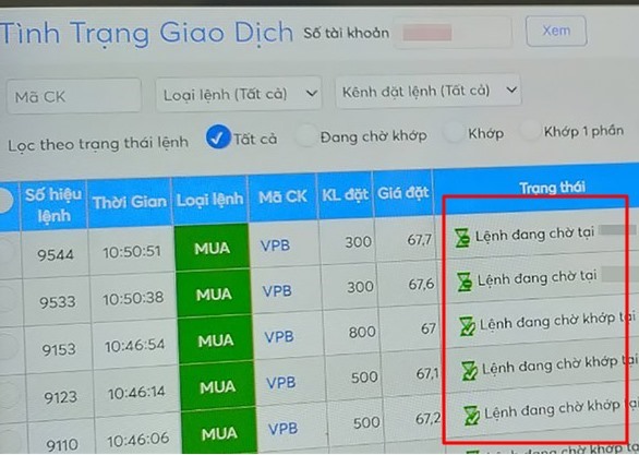 Tình trạng nghẽn lệnh giao dịch chứng khoán đã xảy ra nghiêm trọng trên sàn HoSE trong 6 tháng qua. Ảnh: Thế Lâm.