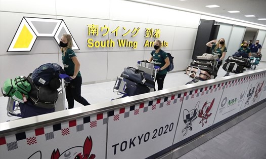 Một số đoàn vận động viên từ các quốc gia trên thế giới đã đến Nhật Bản sớm để chuẩn bị cho Olympic 2020. Ảnh: AFP