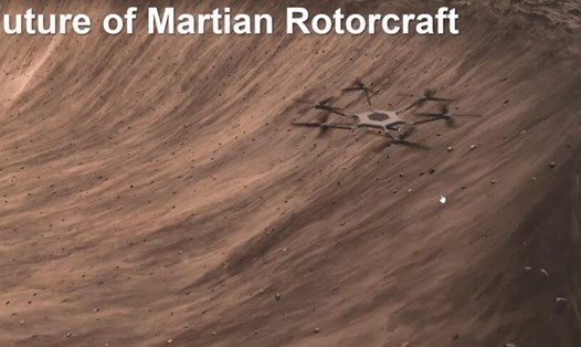 NASA đang nghiên cứu trực thăng sao Hỏa thế hệ mới. Ảnh: NASA