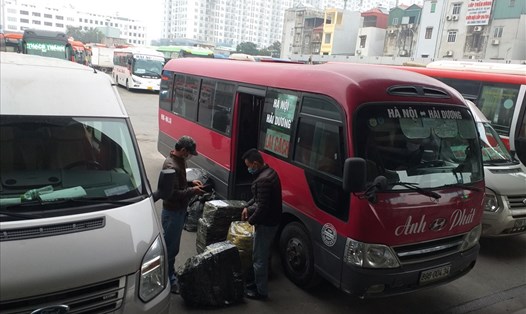 Tổng cục Đường bộ Việt Nam yêu cầu siết chặt phòng, chống dịch COVID-19 trên xe khách. Ảnh ĐT