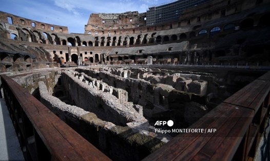 Hình ảnh Đấu trường La Mã được chụp vào ngày 25.6.2021. Ảnh: AFP