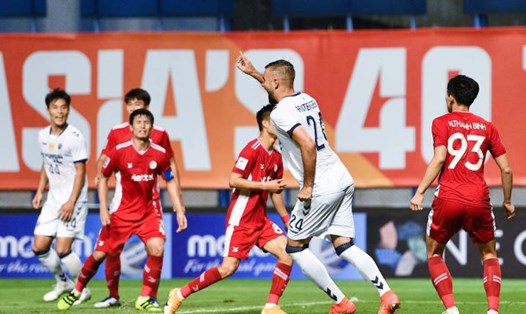 Viettel thua 0-1 trước đương kim vô địch AFC Champions League - Ulsan Hyundai. Ảnh: AFC