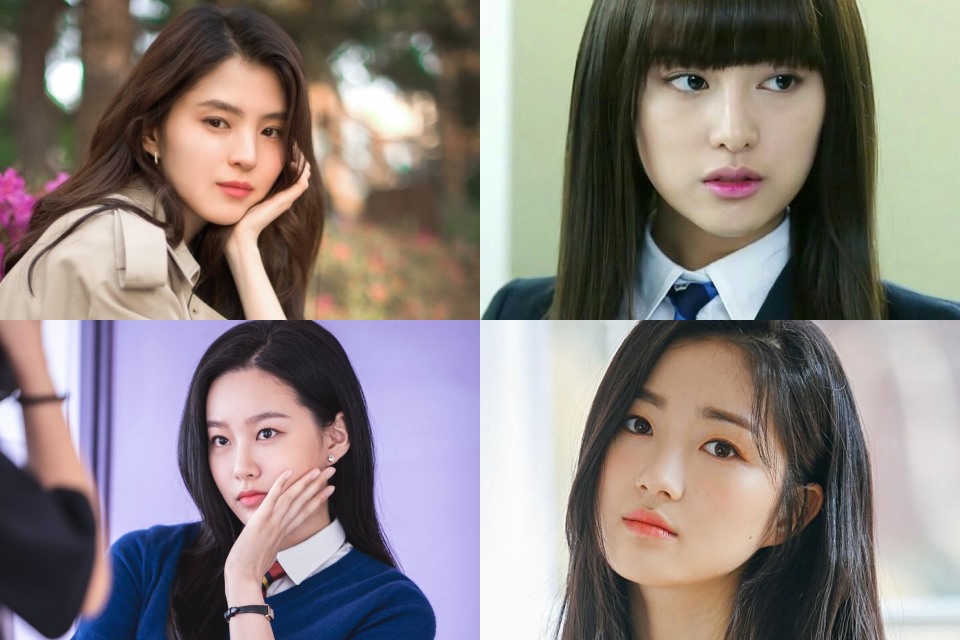 Han So Hee, Kim Ji Won, Park Yoo Na, Kim Hye Yoon ghi dấu ấn với vai diễn phản diện. Ảnh: Poster, Cắt phim.