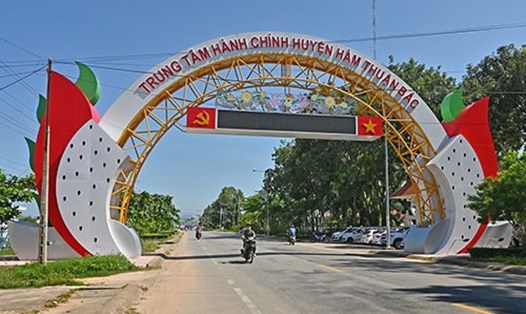Huyện Hàm Thuận Bắc sẽ giãn cách xã hội theo Chỉ thị 15. Ảnh: Đình Hòa.