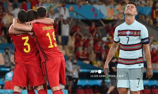 Bồ Đào Nha của Ronaldo trở thành cựu vương EURO. Ảnh: AFP