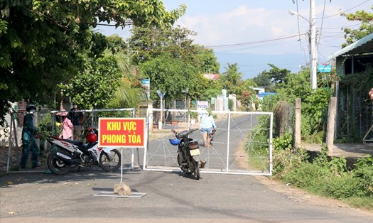 Bình Thuận lập 4 điểm dừng chân trên quốc lộ 1 để kiểm soát COVID-19. Ảnh: L.P.
