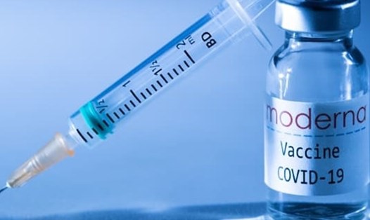 Vaccine COVID-19 Moderna. Ảnh: AFP