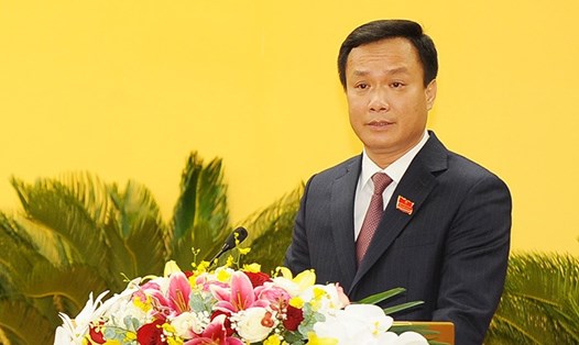 Ông Triệu Thế Hùng, Phó Bí thư Tỉnh ủy, tân Chủ tịch UBND tỉnh khóa XVII. Ảnh Cổng TTĐT Hải Dương