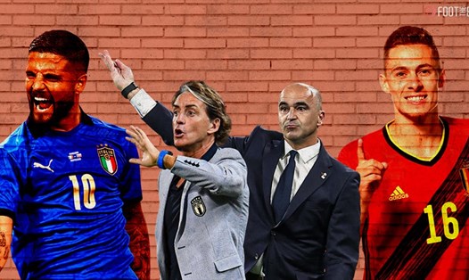 Italia - Bỉ là cặp tứ kết đáng chú ý nhất tại EURO 2020. Ảnh: EURO.
