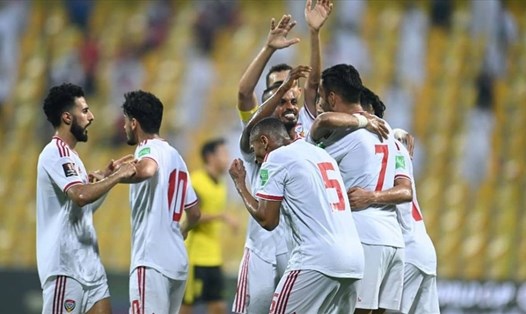Tuyển UAE có chiến thắng thuyết phục trước Malaysia để áp sát tuyển Việt Nam. Ảnh: AFC.